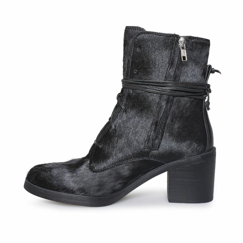 Uggs Oriana Exotic Black Ankle Boots